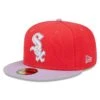 Men's Chicago White Sox New Era Red/Lavender Spring Color Two-Tone 59FIFTY Fitted Hat -CapNation Shop lavender chicago white sox spring color two tone 59fifty fitted hat ss5 p 5000215pv 1u qy4uxihxs9vlz31dc8scv 2va0bcqcrdhzpllomquf