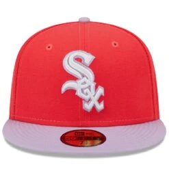 Men's Chicago White Sox New Era Red/Lavender Spring Color Two-Tone 59FIFTY Fitted Hat -CapNation Shop lavender chicago white sox spring color two tone 59fifty fitted hat ss5 p 5000215pv 2u qy4uxihxs9vlz31dc8scv grtxqryjbypycf6phisr