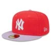 Men's New York Yankees New Era Red/Lavender Spring Color Two-Tone 59FIFTY Fitted Hat 2 Men's New York Yankees New Era Red/Lavender Spring Color Two-Tone 59FIFTY Fitted Hat -CapNation Shop lavender new york yankees spring color two tone 59fifty fitted hat ss5 p 5000249pv 1u zsfdlcmqdf9ldza2hiqpv 3q0wgmb4zmmmcs75blos