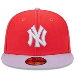 Men's New York Yankees New Era Red/Lavender Spring Color Two-Tone 59FIFTY Fitted Hat -CapNation Shop lavender new york yankees spring color two tone 59fifty fitted hat ss5 p 5000249pv 2u zsfdlcmqdf9ldza2hiqpv 7z5qu9iaf2peuyonp9ua