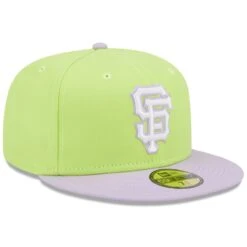 Men's San Francisco Giants New Era Neon Green/Lavender Spring Color Two-Tone 59FIFTY Fitted Hat -CapNation Shop lavender san francisco giants spring color two tone 59fifty fitted hat ss5 p 5000265pv 3u bt1z7flqu6botphf1tkvv 5swfy2erztsu62elym4k