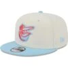 Men's Baltimore Orioles New Era Cream/Light Blue Spring Basic Two-Tone 9FIFTY Snapback Hat -CapNation Shop light blue baltimore orioles spring basic two tone 9fifty snapback hat ss5 p 5000750pv 1u rbcniuiq2ix1msnejrvhv seug74fakxv7wtkyaeai