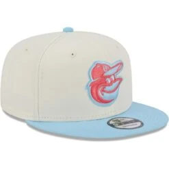 Men's Baltimore Orioles New Era Cream/Light Blue Spring Basic Two-Tone 9FIFTY Snapback Hat -CapNation Shop light blue baltimore orioles spring basic two tone 9fifty snapback hat ss5 p 5000750pv 3u rbcniuiq2ix1msnejrvhv 8q3d6jqeeck8nmxnczxz