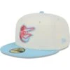 Men's Baltimore Orioles New Era Cream/Light Blue Spring Color Two-Tone 59FIFTY Fitted Hat -CapNation Shop light blue baltimore orioles spring color two tone 59fifty fitted hat ss5 p 5000200pv 1u ak8psynt5u5o1ryb43wzv hsgqqcygluzeiggn4bhv