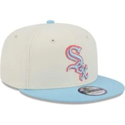 Men's Chicago White Sox New Era Cream/Light Blue Spring Basic Two-Tone 9FIFTY Snapback Hat -CapNation Shop light blue chicago white sox spring basic two tone 9fifty snapback hat ss5 p 5000765pv 3u x0ibn6udhc78tzyxvbvov a9zb7k4nunwievdxr8my