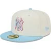 Men's New York Yankees New Era Cream/Light Blue Spring Color Two-Tone 59FIFTY Fitted Hat -CapNation Shop light blue new york yankees spring color two tone 59fifty fitted hat ss5 p 5000246pv 1u nqesdfsgyyrph4hoth6gv iqfku4xl3nipdae1htce