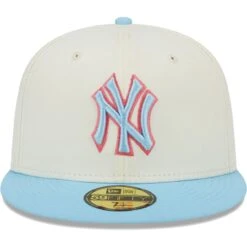 Men's New York Yankees New Era Cream/Light Blue Spring Color Two-Tone 59FIFTY Fitted Hat -CapNation Shop light blue new york yankees spring color two tone 59fifty fitted hat ss5 p 5000246pv 2u nqesdfsgyyrph4hoth6gv bwsjinchrqgfiimg1j2j