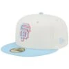 Men's San Francisco Giants New Era Cream/Light Blue Spring Color Two-Tone 59FIFTY Fitted Hat -CapNation Shop light blue san francisco giants spring color two tone 59fifty fitted hat ss5 p 5000263pv 1u v27uvartcounfvii5xmpv 9z5mowtn8f6ailpfrbmw
