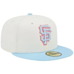 Men's San Francisco Giants New Era Cream/Light Blue Spring Color Two-Tone 59FIFTY Fitted Hat -CapNation Shop light blue san francisco giants spring color two tone 59fifty fitted hat ss5 p 5000263pv 3u v27uvartcounfvii5xmpv ojd6parfuvlrzymgke14
