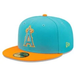 Men's Los Angeles Angels New Era Blue/ Vice Highlighter 59FIFTY Fitted Hat -CapNation Shop los angeles angels vice highlighter 59fifty fitted hat ss5 p 4793693pv 3u e0gthvesecearjd7rxmfv sakcqg0qhbqqxr5a5qnq
