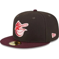 Men's Baltimore Orioles New Era Brown/Maroon Chocolate Strawberry 59FIFTY Fitted Hat -CapNation Shop maroon baltimore orioles chocolate strawberry 59fifty fitted hat ss5 p 200000312pv 3u mpxzjyg788pc5vsbe72gv nh7ioyygukdjo7a2zjqc