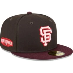 Men's San Francisco Giants New Era Brown/Maroon Chocolate Strawberry 59FIFTY Fitted Hat