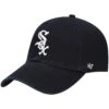 Men's Black Chicago White Sox '47 Heritage Clean Up Adjustable Hat -CapNation Shop mens 47 black chicago white sox heritage clean up adjustable hat pi3881000 altimages ff 3881853 4374d14a9bccdae01cfbalt1 full