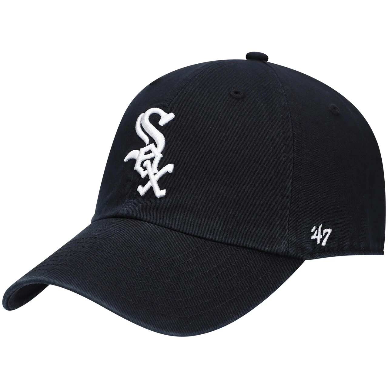Men's Black Chicago White Sox '47 Heritage Clean Up Adjustable Hat