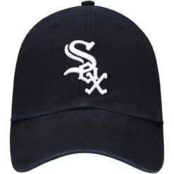 Men's Black Chicago White Sox '47 Heritage Clean Up Adjustable Hat -CapNation Shop mens 47 black chicago white sox heritage clean up adjustable hat pi3881000 altimages ff 3881853 4374d14a9bccdae01cfbalt2 full