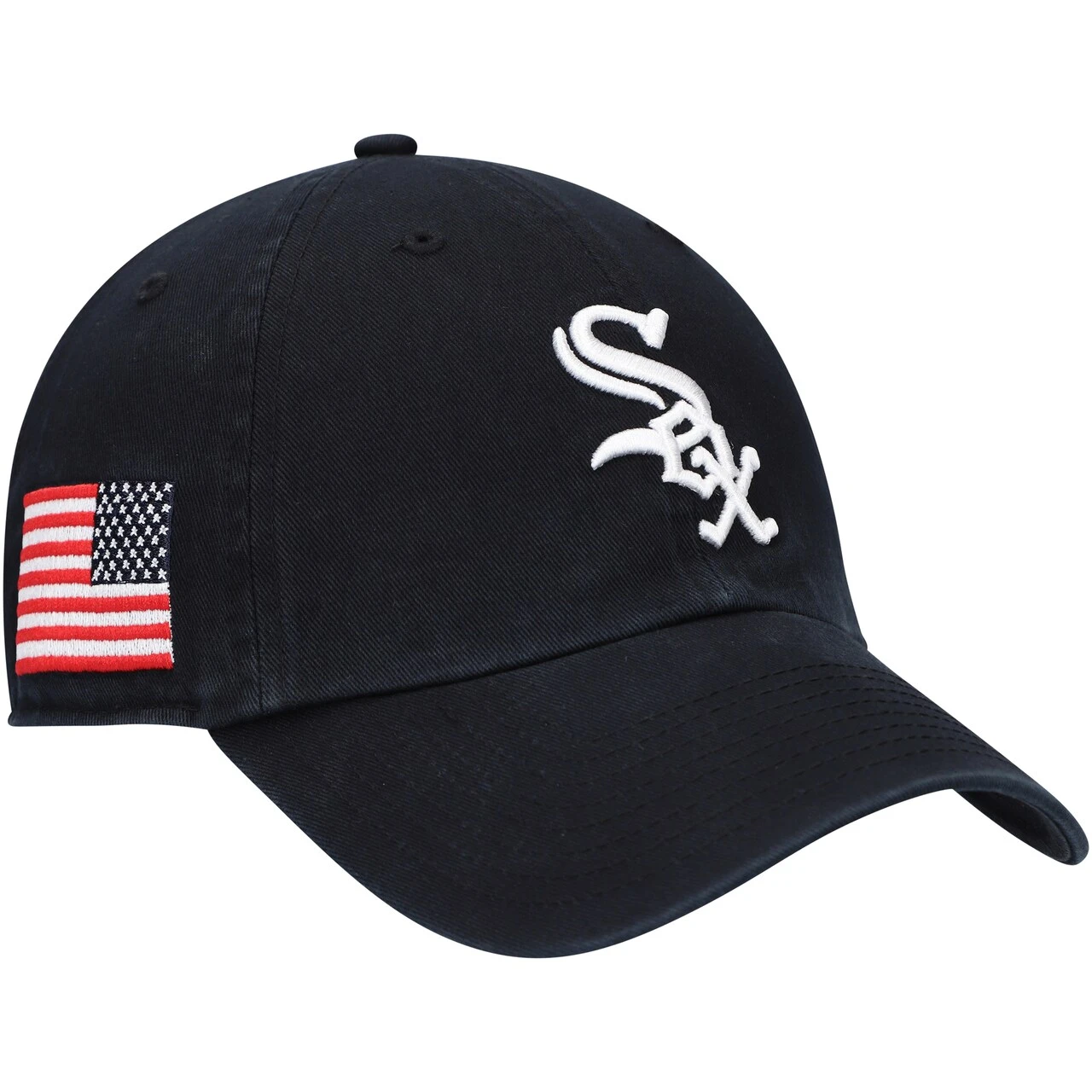 Men's Black Chicago White Sox '47 Heritage Clean Up Adjustable Hat - Image 3
