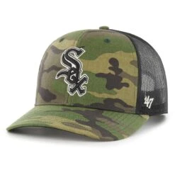 Men's Chicago White Sox '47 Camo Trucker Snapback Hat