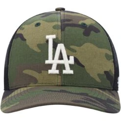 Men's Los Angeles Dodgers '47 Camo Trucker Snapback Hat -CapNation Shop mens 47 camo los angeles dodgers trucker snapback hat ss5 p 200021192pv 2u 98ar9infu1pt6dfcnihgv mssbtm4ci8vqfppdrerc