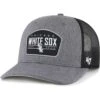 Men's Chicago White Sox '47 Charcoal Slate Trucker Snapback Hat -CapNation Shop mens 47 charcoal chicago white sox slate trucker snapback hat ss5 p 200021482pv 1u adfohvcmkwte0ffh21fqv hdzouwtoiy2vd3b9zzbe