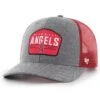 Men's Los Angeles Angels '47 Charcoal Slate Trucker Snapback Hat -CapNation Shop mens 47 charcoal los angeles angels slate trucker snapback hat ss5 p 200021489pv 1u zu3s5dpa6f4lr8mb5yhhv fkt3dk483wrado75qqyp