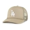 Men's Los Angeles Dodgers '47 Khaki Foamo Trucker Snapback Hat -CapNation Shop mens 47 khaki los angeles dodgers foamo trucker snapback hat ss5 p 5015171pv 1u bdfhgqpwvikyz3dtvcxvv xbttfsbjc8r5rdh8umll