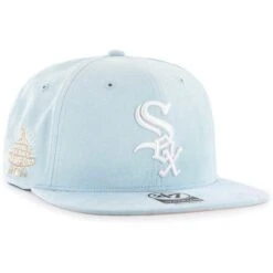 Men's Chicago White Sox '47 Light Blue Ultra Suede Captain Snapback Hat
