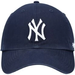 Men's New York Yankees '47 Navy Home Clean Up Adjustable Hat -CapNation Shop mens 47 navy new york yankees home clean up adjustable hat pi3872000 altimages ff 3872417 91a2414001990db03d3falt2 full