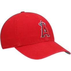Men's Los Angeles Angels '47 Red Team Franchise Fitted Hat -CapNation Shop mens 47 red los angeles angels team franchise fitted hat pi3853000 altimages ff 3853078 84be4fe7632fe3686f1calt3 full