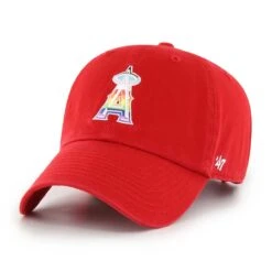 Men's Los Angeles Angels '47 Red Team Pride Clean Up Adjustable Hat