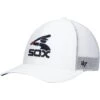 Men's Chicago White Sox '47 White Secondary Trucker Snapback Hat -CapNation Shop mens 47 white chicago white sox secondary trucker snapback hat ss5 p 4925890pv 1u f8ctwwp9uxqzspkzmnbov faxap7ztnx0pu89obnno