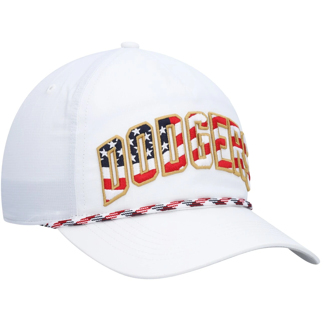 Men's Los Angeles Dodgers '47 White Flag Flutter Hitch Snapback Hat 5 Men's Los Angeles Dodgers '47 White Flag Flutter Hitch Snapback Hat - Image 3