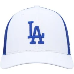Men's Los Angeles Dodgers '47 White Secondary Trucker Snapback Hat -CapNation Shop mens 47 white los angeles dodgers secondary trucker snapback hat ss5 p 4925896pv 2u 1rxcx0xomejtlqfeq6evv dnqau9anpwekhpde3xd7