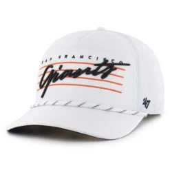Men's San Francisco Giants '47 White Downburst Hitch Snapback Hat