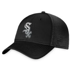 Men's Chicago White Sox Fanatics Branded Black Color Fade Trucker Snapback Hat