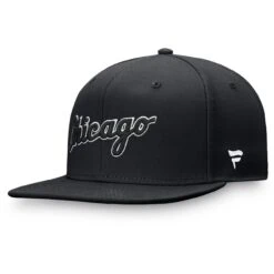 Men's Chicago White Sox Fanatics Branded Black Team Core Fitted Hat