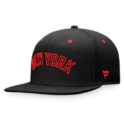 Men's New York Yankees Fanatics Branded Black Iconic Wordmark Fitted Hat
