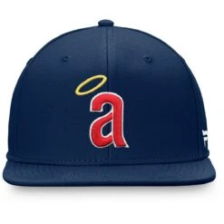 Men's Los Angeles Angels Fanatics Branded Navy Cooperstown Collection Core Snapback Hat -CapNation Shop mens fanatics branded navy los angeles angels cooperstown collection core snapback hat pi4231000 altimages ff 4231117 cb28644cff5237eb900balt2 full
