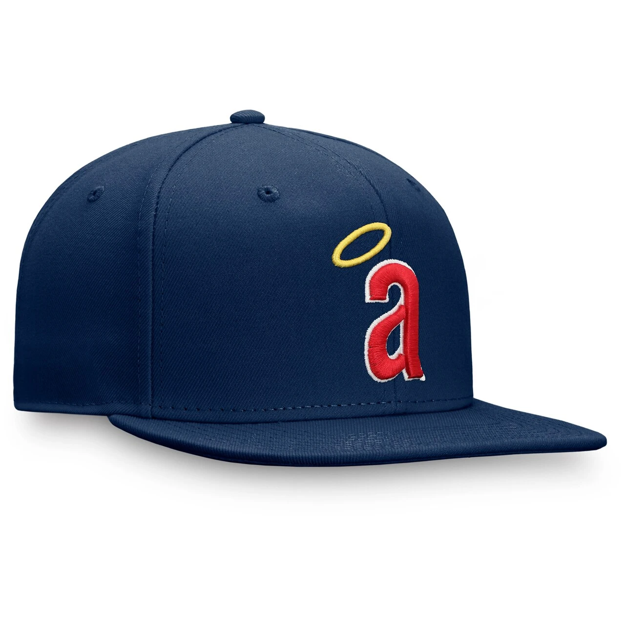 Men's Los Angeles Angels Fanatics Branded Navy Cooperstown Collection Core Snapback Hat - Image 3