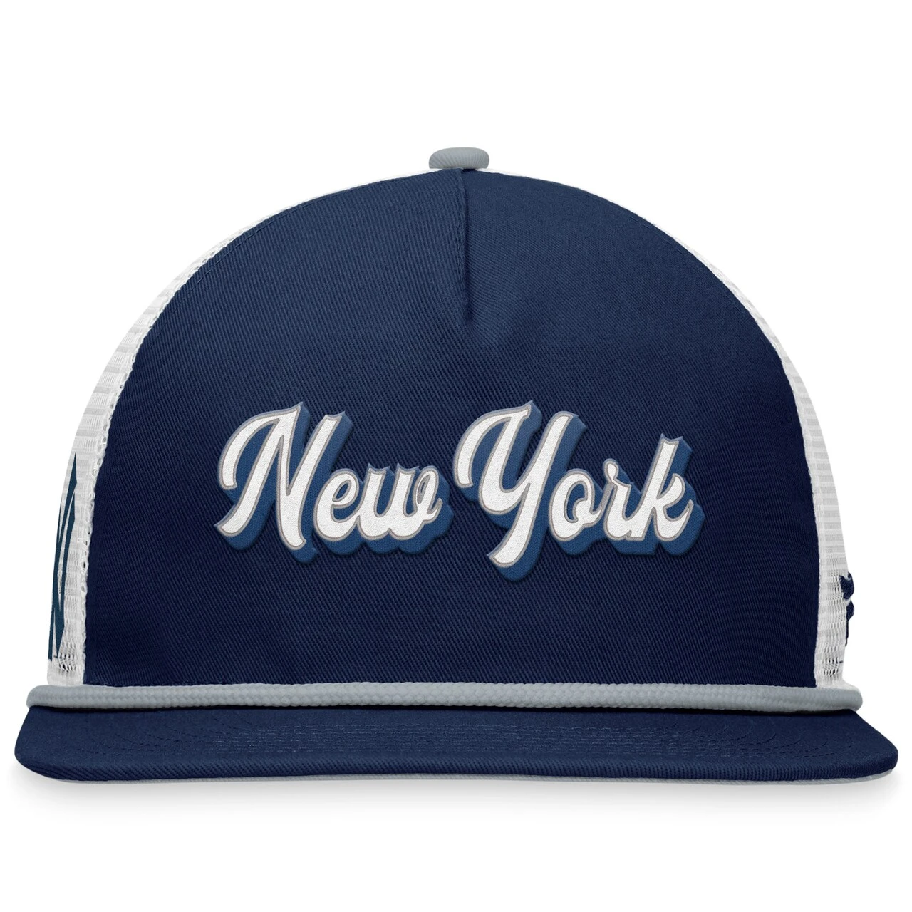 Men's New York Yankees Fanatics Branded Navy Heritage Golfer Snapback Hat - Image 2