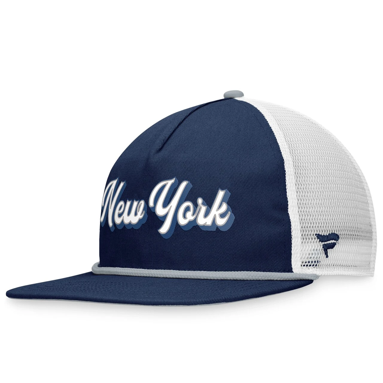 Men's New York Yankees Fanatics Branded Navy Heritage Golfer Snapback Hat - Image 3