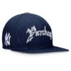 Men's New York Yankees Fanatics Branded Navy Iconic Old English Snapback Hat -CapNation Shop mens fanatics branded navy new york yankees iconic old english snapback hat pi4498000 altimages ff 4498918 3badd361478aab5cc808alt1 full