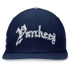 Men's New York Yankees Fanatics Branded Navy Iconic Old English Snapback Hat -CapNation Shop mens fanatics branded navy new york yankees iconic old english snapback hat pi4498000 altimages ff 4498918 3badd361478aab5cc808alt2 full