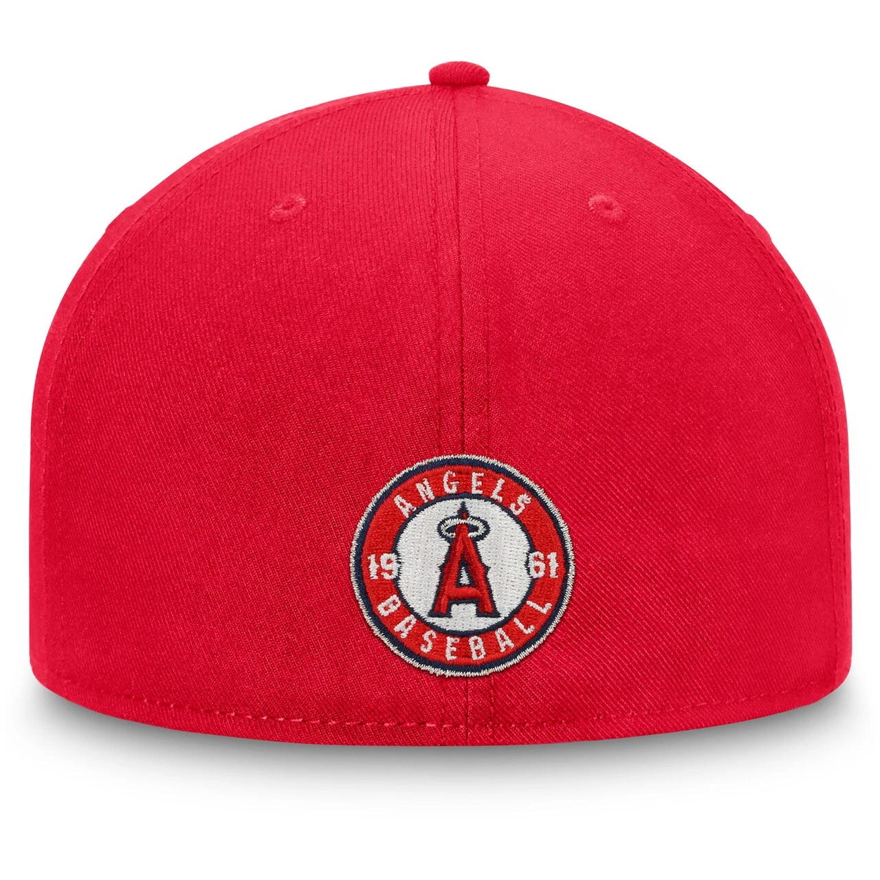 Men's Los Angeles Angels Fanatics Branded Red Team Core Fitted Hat - Image 4