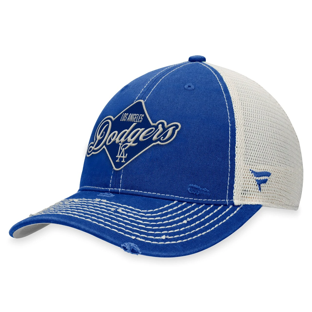 Men's Los Angeles Dodgers Fanatics Branded Royal Heritage Trucker Snapback Hat 3 Men's Los Angeles Dodgers Fanatics Branded Royal Heritage Trucker Snapback Hat