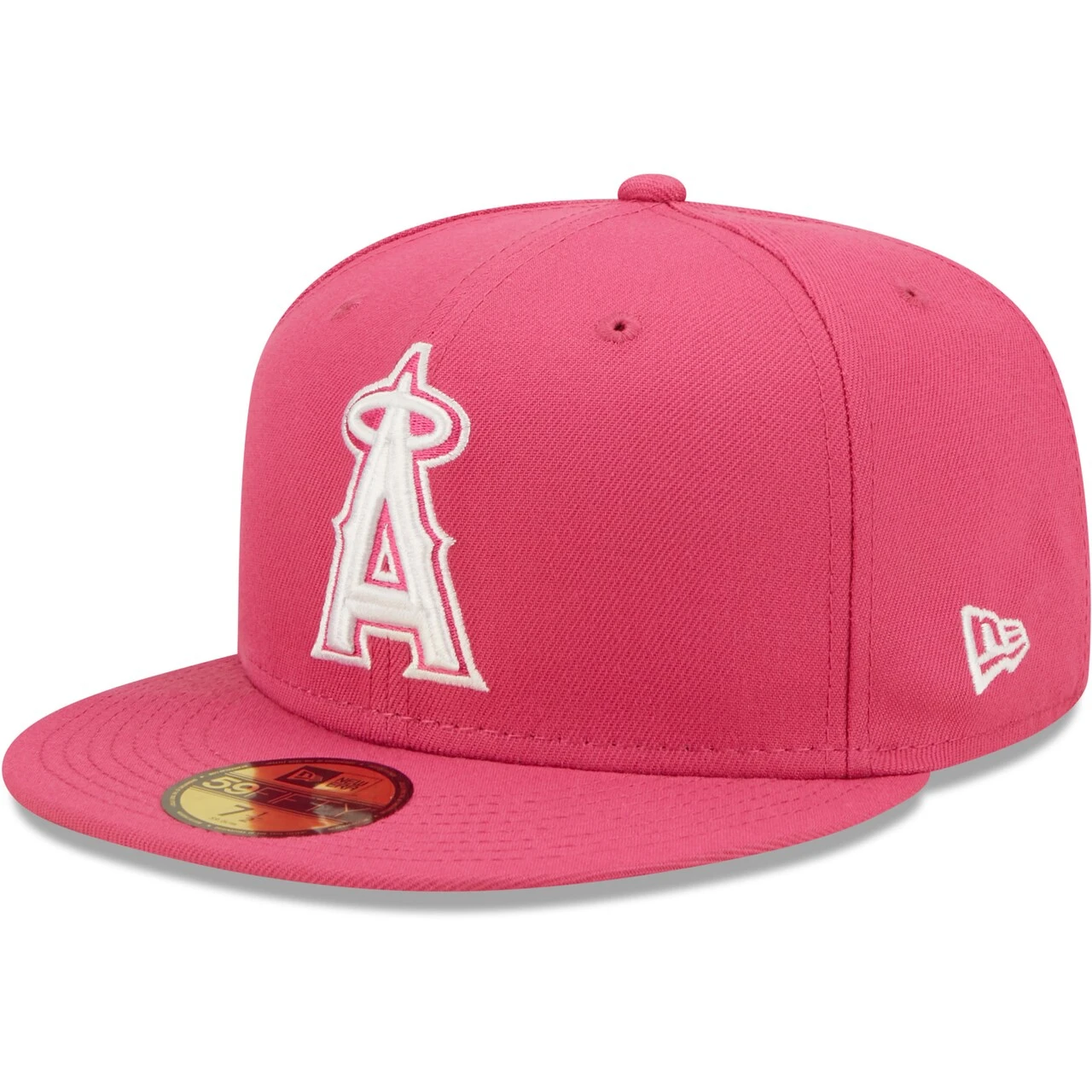 Men's Los Angeles Angels New Era Beetroot Logo 59FIFTY Fitted Hat 3 Men's Los Angeles Angels New Era Beetroot Logo 59FIFTY Fitted Hat