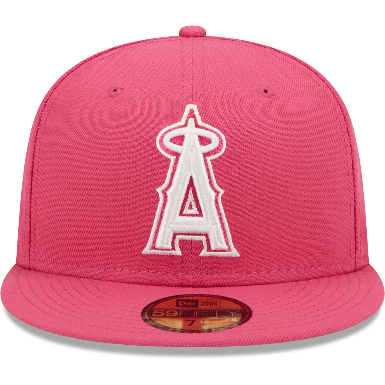 Men's Los Angeles Angels New Era Beetroot Logo 59FIFTY Fitted Hat 4 Men's Los Angeles Angels New Era Beetroot Logo 59FIFTY Fitted Hat - Image 2