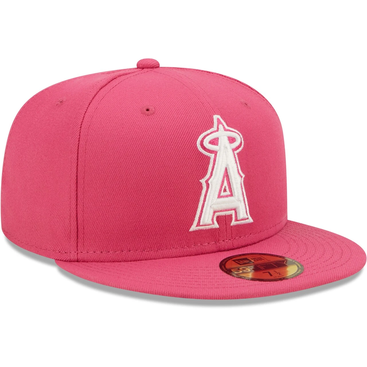 Men's Los Angeles Angels New Era Beetroot Logo 59FIFTY Fitted Hat 5 Men's Los Angeles Angels New Era Beetroot Logo 59FIFTY Fitted Hat - Image 3