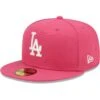 Men's Los Angeles Dodgers New Era Beetroot Logo 59FIFTY Fitted Hat -CapNation Shop mens new era beetroot los angeles dodgers logo 59fifty fitted hat pi4691000 altimages ff 4691347 6d484864cd440ac2a5f8alt1 full