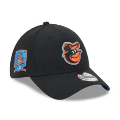 Men's Baltimore Orioles New Era Black 2023 MLB Father's Day 39THIRTY Flex Hat