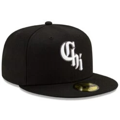 Men's Chicago White Sox New Era Black 2021 City Connect 59FIFTY Fitted Hat -CapNation Shop mens new era black chicago white sox 2021 city connect 59fifty fitted hat pi4104000 altimages ff 4104513 867821d0a620e651b06balt3 full